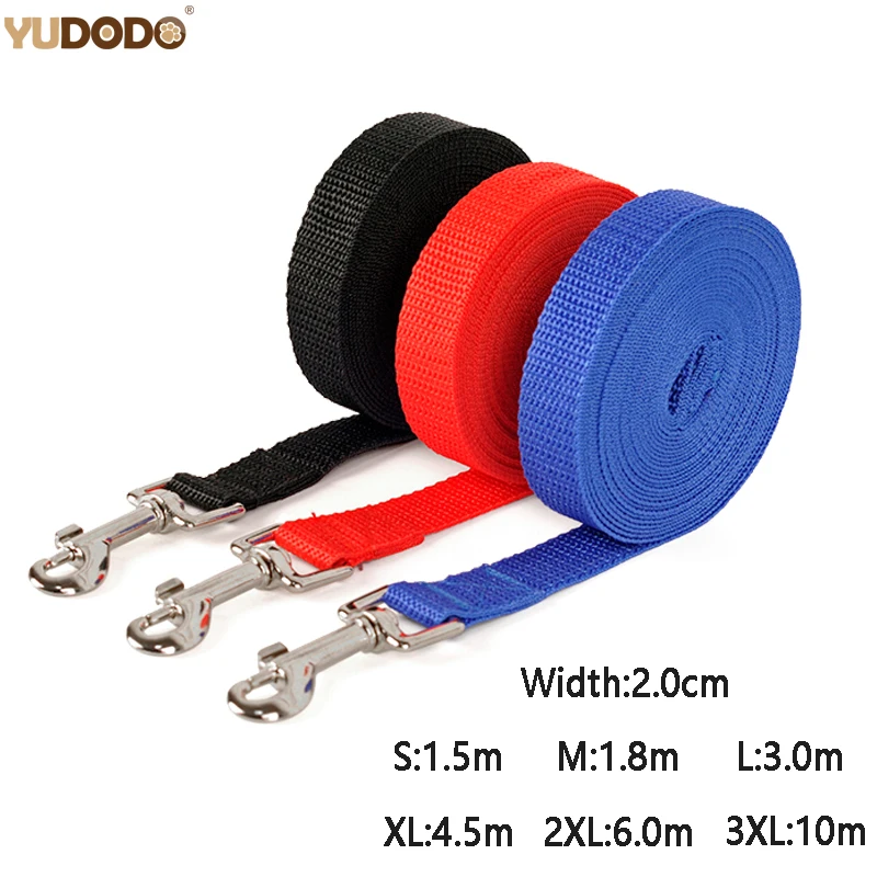 Nylonové vodítko pre psov 3 farby 1,5 m 1,8 m 3 m 4,5 m 6m 10m PET Walking Training Leash Long Cats