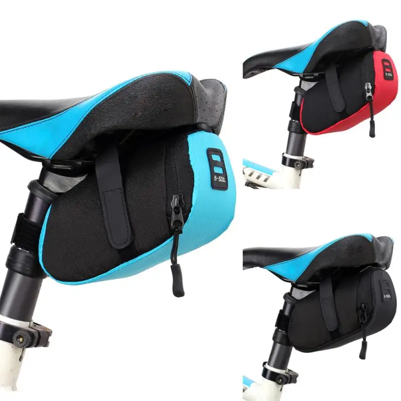 Nylonový bicykel vrecko MTB Road Bike Saddle vrecko Vodotesný chvost skladovací vrecko Cyklovanie zadného sedadla Nástrojové vrecko MTB MTB Bicykel príslušenstvo