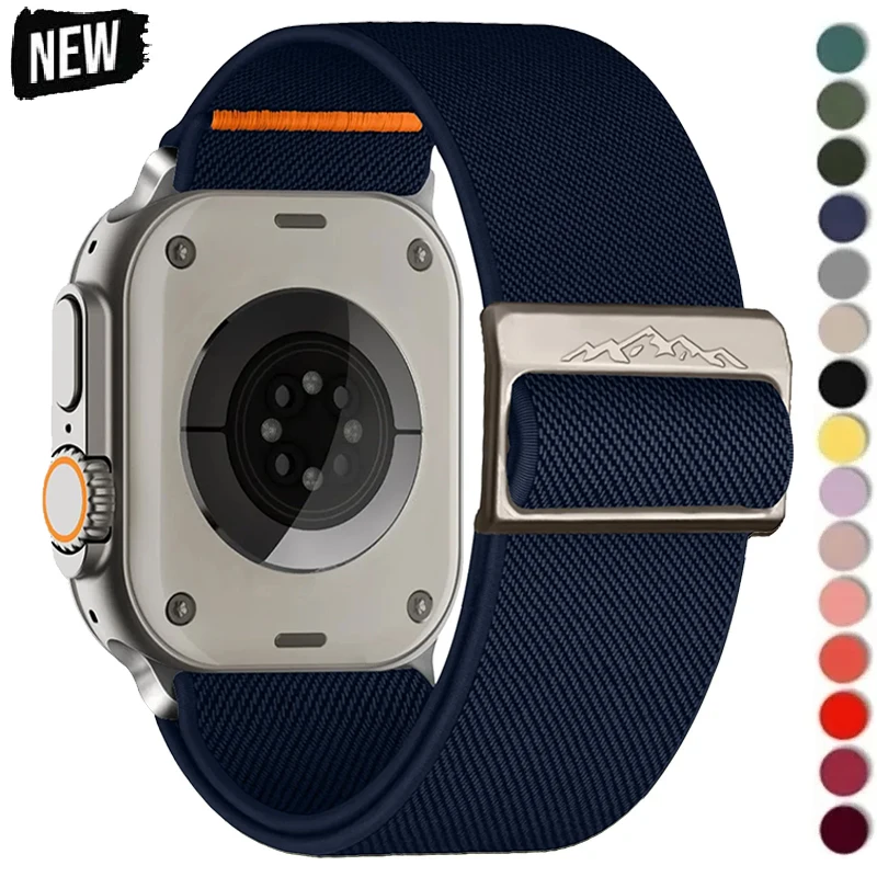 Nylonový remienok pre Apple Watch Band Iwatch Series 9 8 7 SE Ultra 2 náramok 44 mm 45 mm 49 mm 41 mm 41 mm Correa WatchBand Accessories