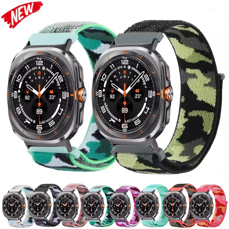 Nylonový remienok pre Samsung Galaxy Watch 7 Ultra 47 mm Športové kamusy