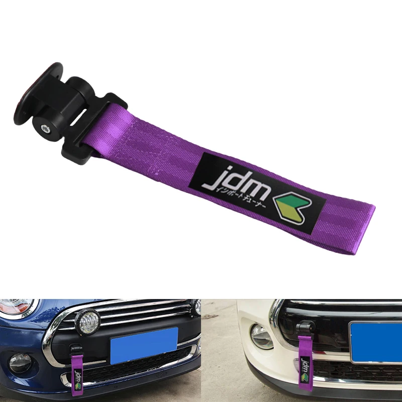 Nylonový vlečný remienok Univerzálne pretekárske závodné vleky JDM Style Automatic Trailer Ropes Bumper Trailer Touring Race Sticker