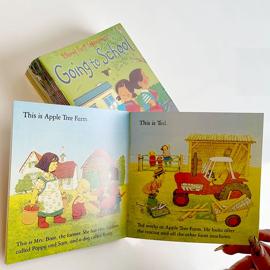 Náhodne 10 kníh 15x15cm deti Usborne Picture Books for Children Slávny príbeh Anglická detská kniha Educativo Infantil Darčeky