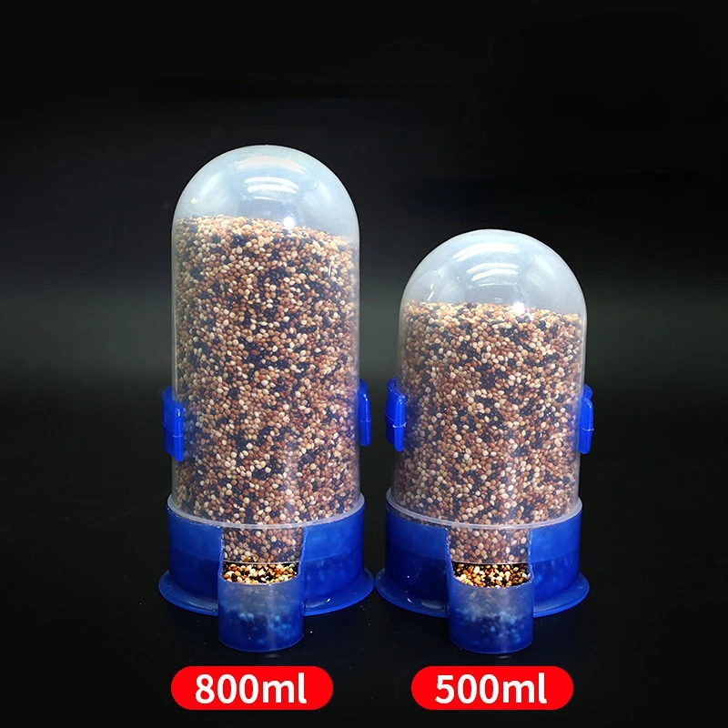 Náhodné 2ks kŕmny kŕmny kŕmny kŕmny automatický pijan vtáčie jedlo Národia Pigeon Parrot pitná voda kŕmenie Duálne použitie Parrot Pet Supplies