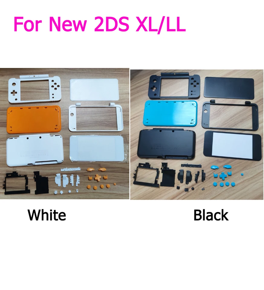 Náhradná plášť čelnej dosky pre nové 2DS XL/LL Console Plné puzdro kryt