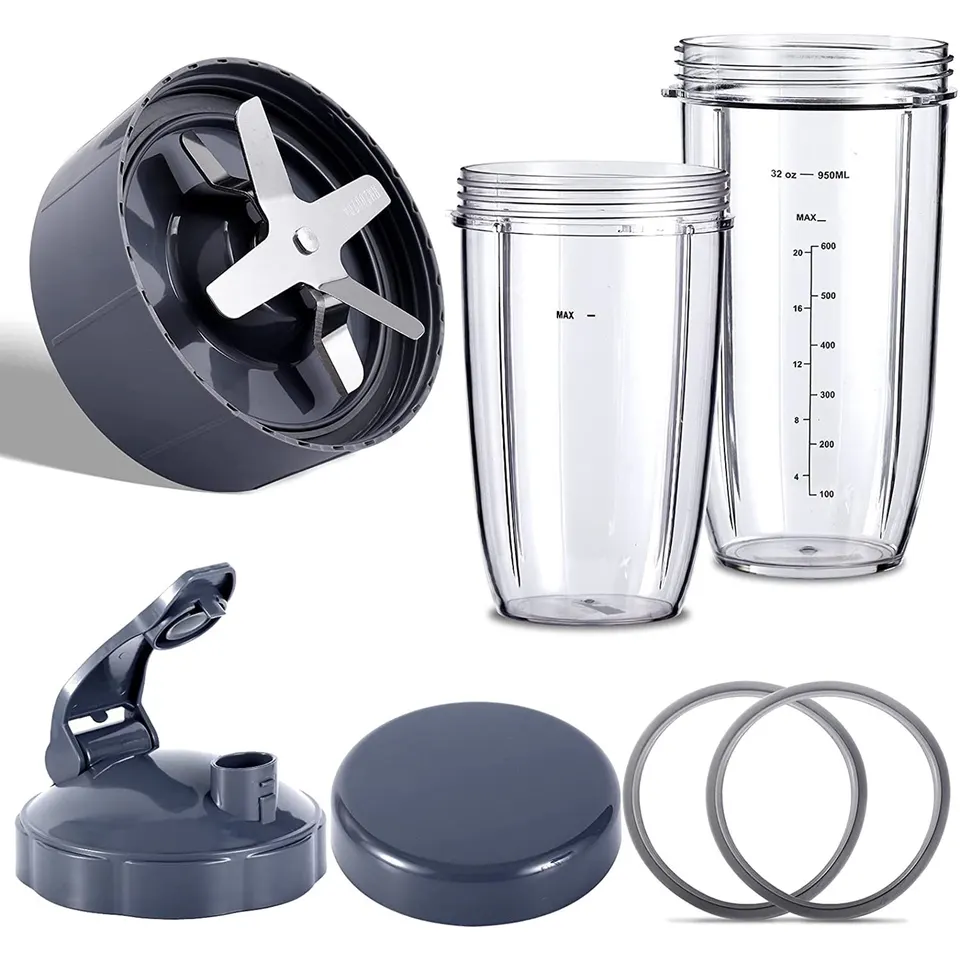 Náhradné diely pre mixéry pre mixéry Nutribullet 600 W/900 W/Pro - Blade extraktor a 32oz obrovské šálky a 24oz obrovské šálky
