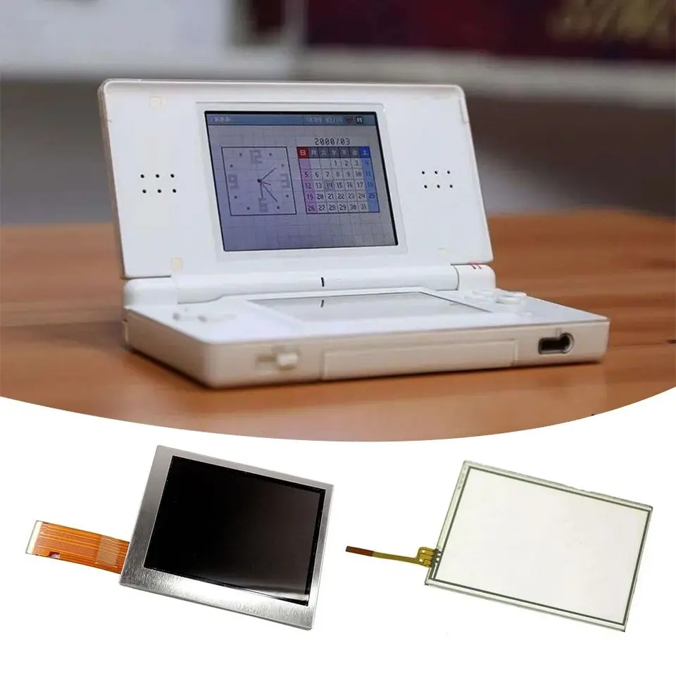 Náhradné náhradné diely Game Console Oprava DIY LCD Displej Pôvodný digitalizátor obrazovky pre Nintendo DS/NDS