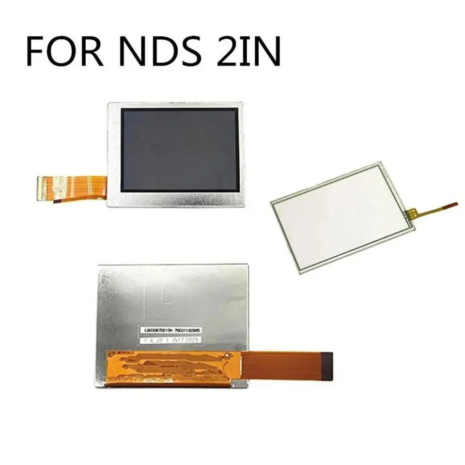 Náhradné náhradné diely Game Console Screen DIY Oprava dotykovej obrazovky Originálny LCD Displej pre Nintendo DS/NDS