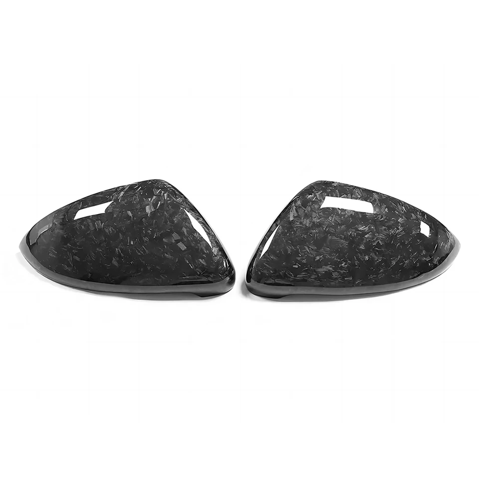Náhradné pokrytie bočného zrkadla spätného pohľadu Cap pre 14-20 Volkswagen VW Golf 7 Mk7 R GTI OEM Style Forged Carbon Fiber Shell