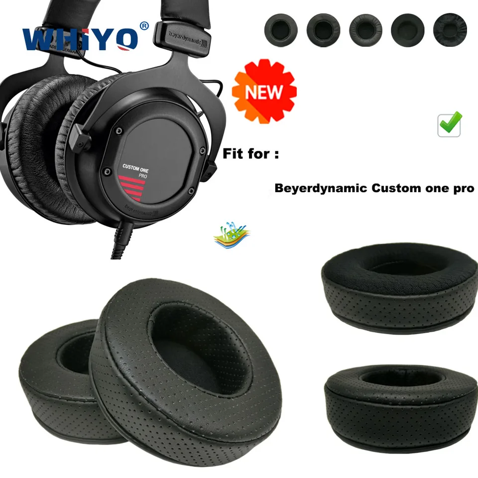 Náhradné ušné podložky pre beyerdynamic custom One Pro Headset diely kožené vankúšové zamatové uši slúchadla podielové kryt