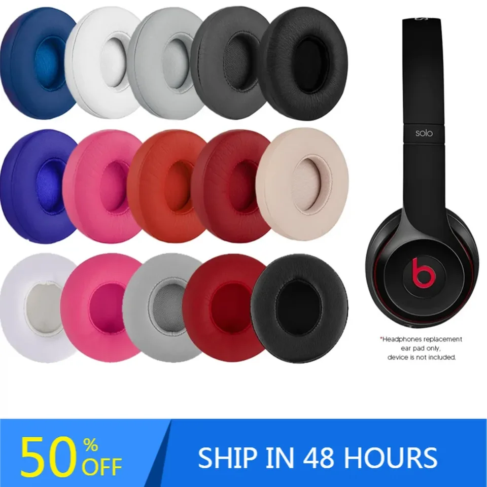 Náhradné ušné podložky pre rytmy Solo 3 Wireless Solo 2 káblové na uši slúchadlá doplnky headset uší vankúš
