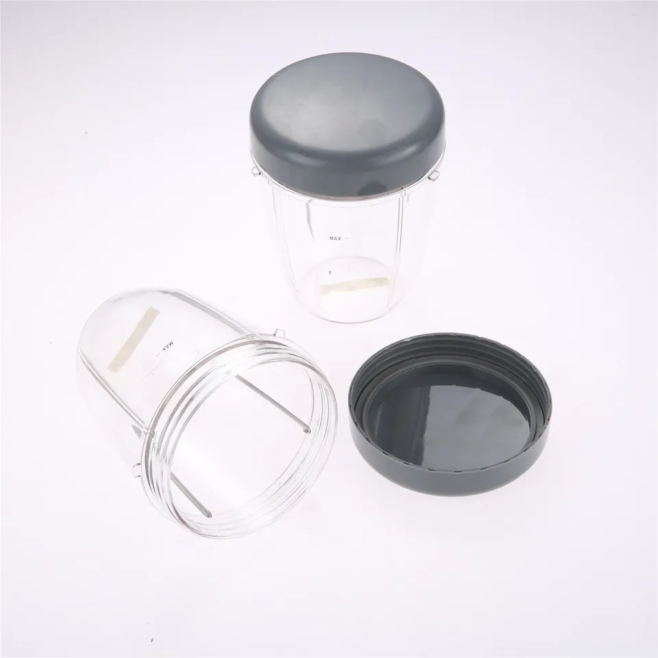 Náhradný mixér s výmenou 2setov 18oz šálka s vekom číry plast pre Nutribullet 600W 900W Pro 900 vysokorýchlostný mixér odšťavovača