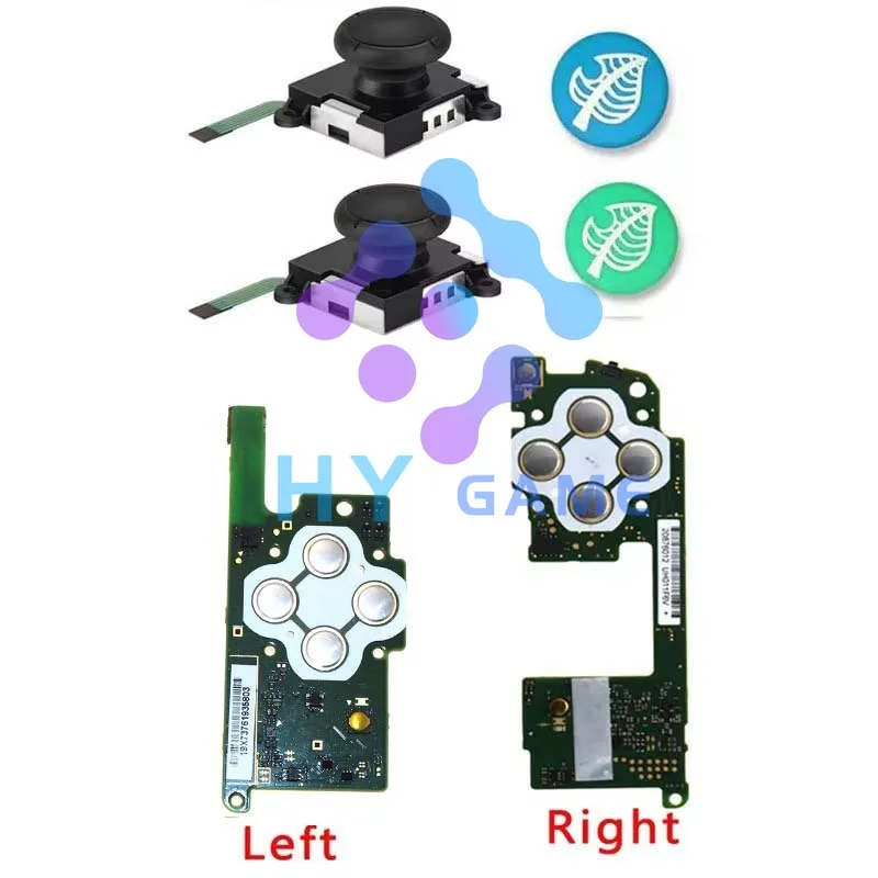 Náhradný ovládač Originál hlavná doska vľavo doľava Pravá doska pre Nintend Switch Joystick pre NS Joy-Con Repair Parts