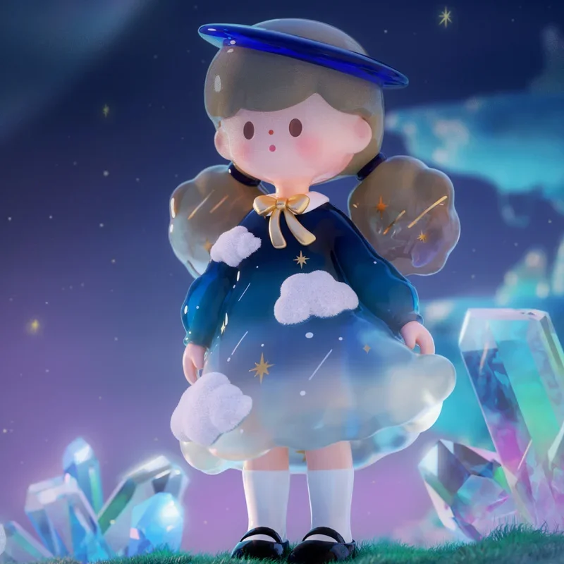 Nájdenie jednorožca Molinta Natural Series Dolls Blind Box Mystery Box Hračky roztomilé akčné anime figúrka kawaii model darček