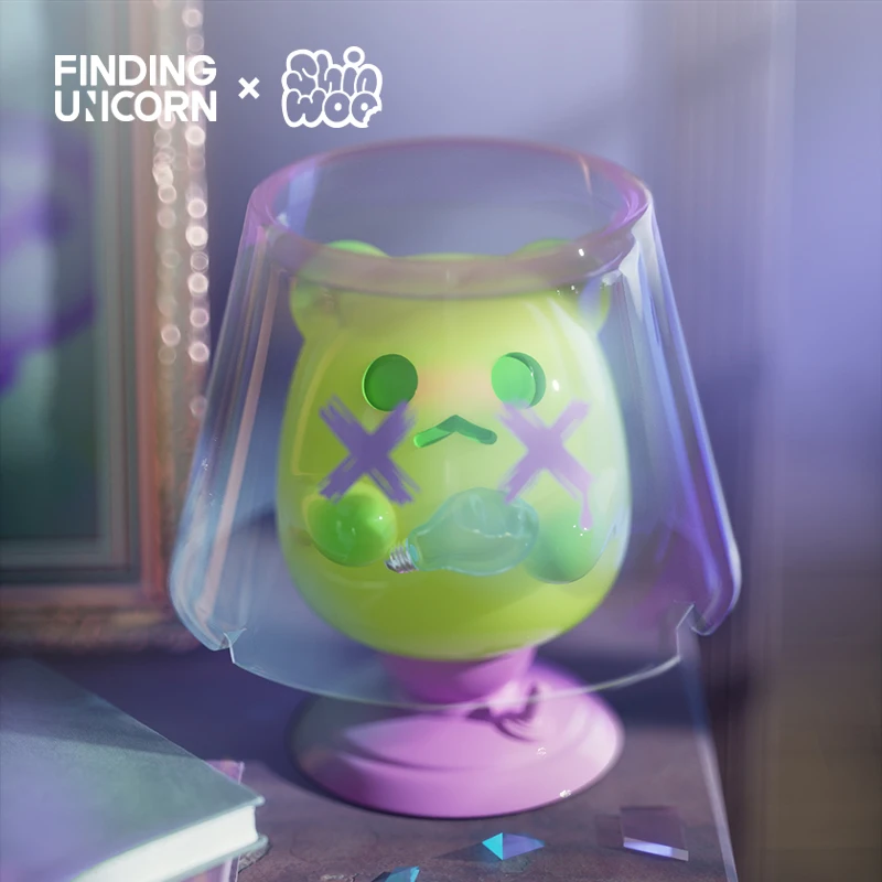 Nájdenie jednorožca Shinwoo Ghost Bear House Series Series Blind Box Prekvapivo box Originálna akčná figúrka Karikatúra Model Mystery Box Collecti
