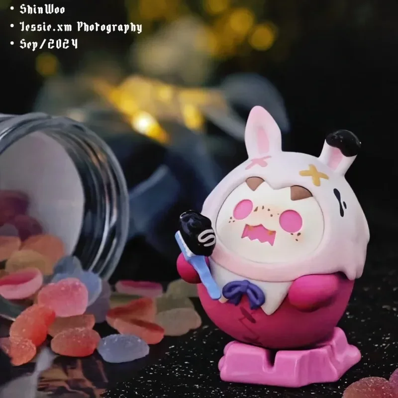Nájdenie Unicorn Shinwoo Vampire Candy Series Series Blind Box Hračky roztomilé akčné figuríny figurína dekorácie darček kawaii modelové bábiky