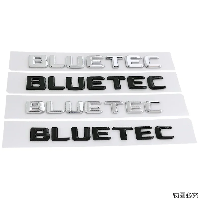 Nálepka na bočné znaky auta Nové staré písmená pre Mercedes Benz Bluetec W168 W203 W204 W205 GLK GLA CLS SLK ML E320