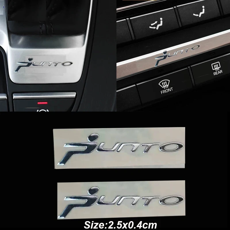 Nálepka na kovové auto pre fiat punto