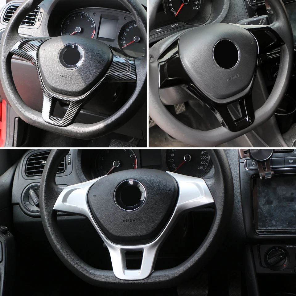 Nálepka na kryt krytu vozidla volantu Fit Fit for Volkswagen VW Golf 7 GTI MK7 Polo 2014 2015 Jetta MK6 2015 2016 Príslušenstvo