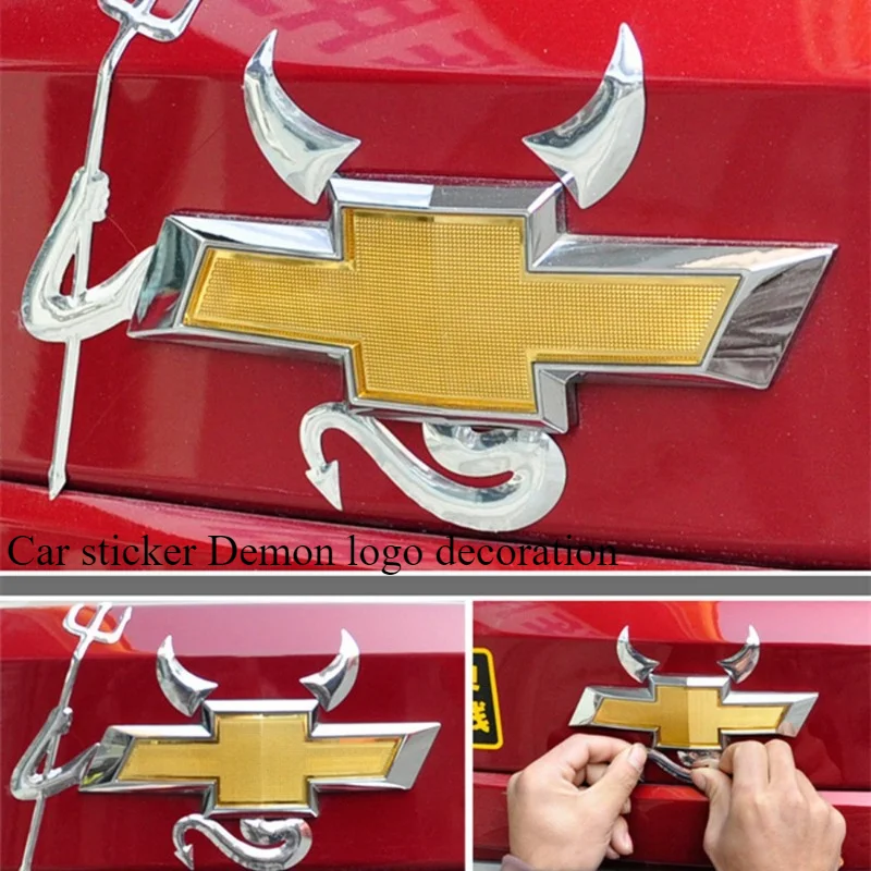 Nálepka na nálepku s mäkkým lepidlom démonový nálepka auto stereoskopická nálepka na auto 3D stereoskopický démon