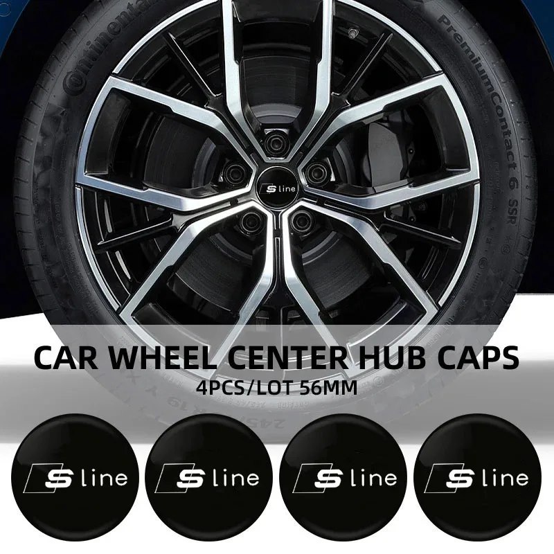 Nálepka na nálepku s nábojom s logom s odznakom nezmizne alebo nespadne pre Audi Sline Auto Accessorie Badge Enmblem Sticker Decal Senior Sense