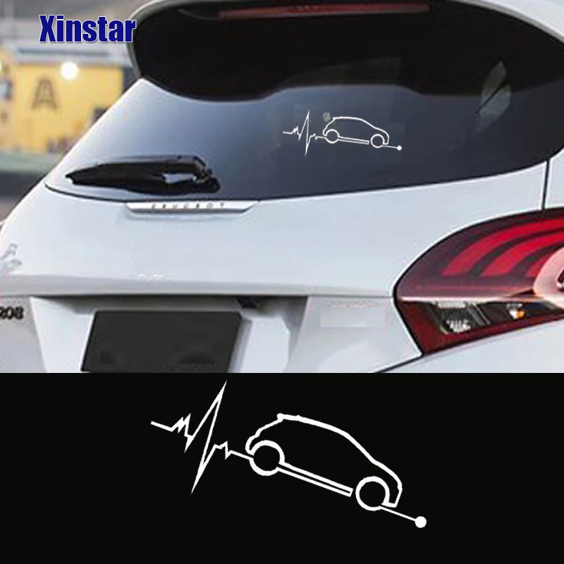 Nálepka na okná 2KS pre PEUGEOT 208