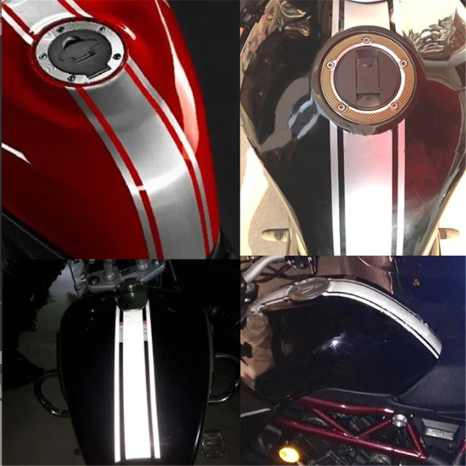 Nálepka na pruhy na dekoratívnu palivovú nádrž pre motocykel pre Yamaha 250 TTR125 LE TTR250 WR250R X SEROW225