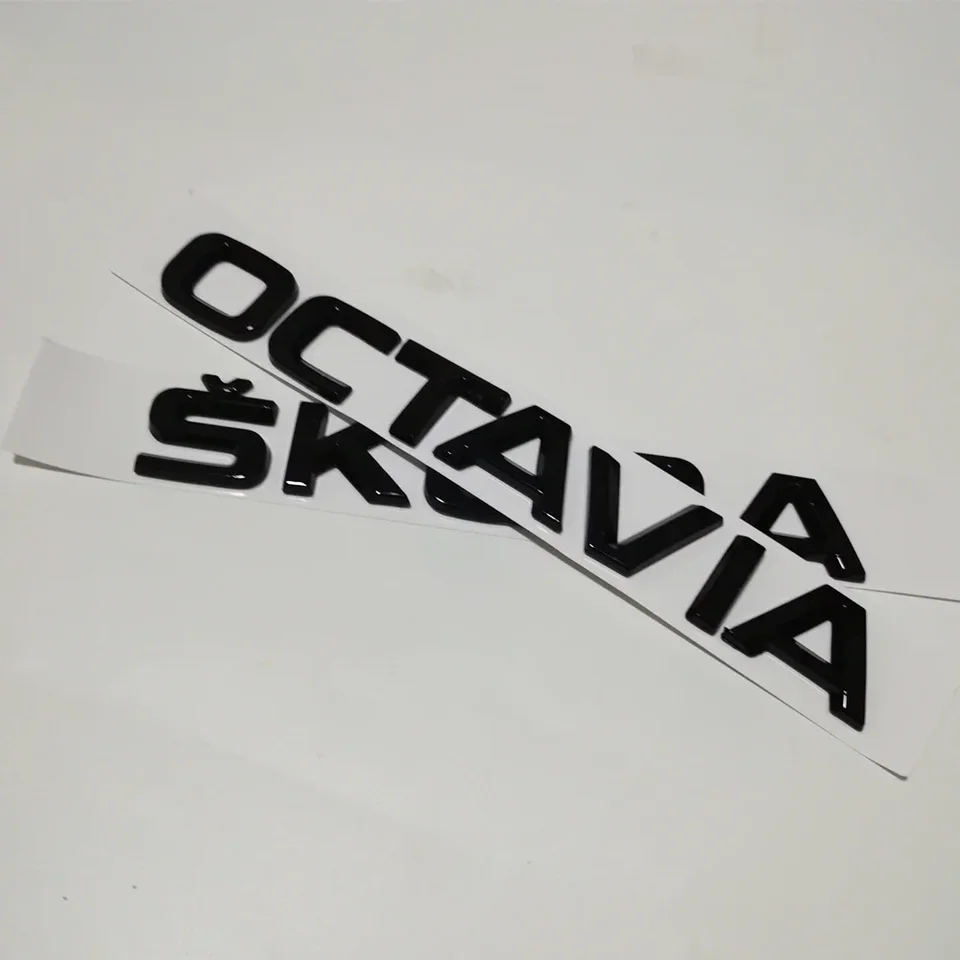 Nálepka na zadnú nálepku 2ks/lot auta Zadná nálepka na nálepku pre kmeň pre skod Octavia 2 3 A2 A3 A7 A5 SKODA SKODA SKODA TRUNK ACTION