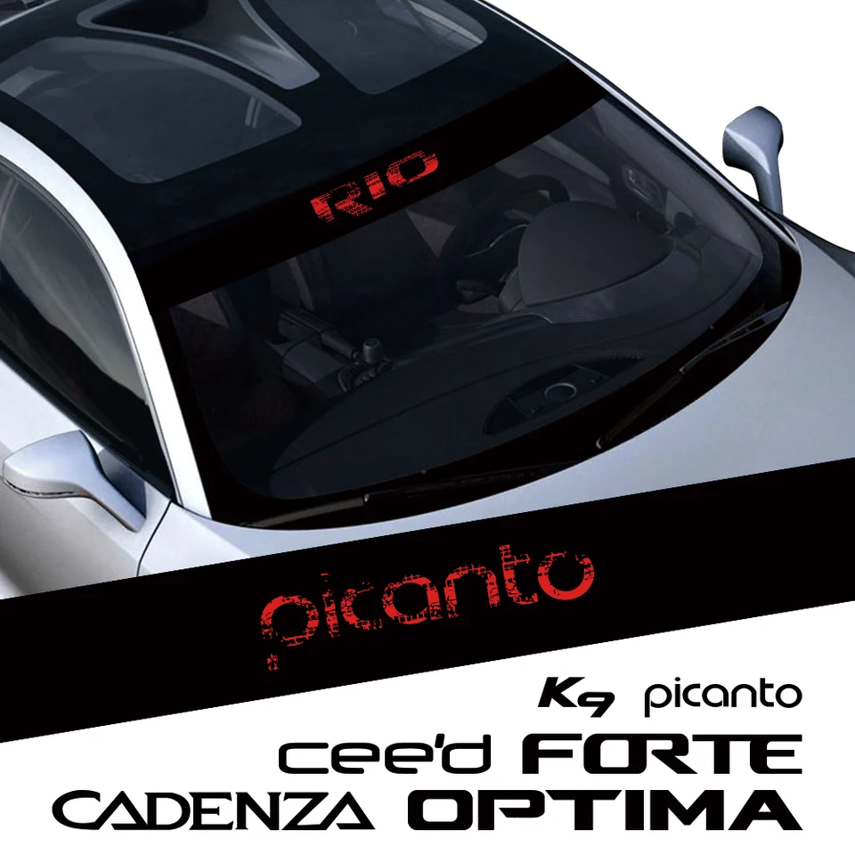 Nálepka na čelné sklo pre Kia Rio Picanto Ceed Optima Forte Cadenza K9 Automatická grafika