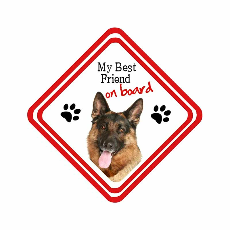 Nálepky na autá Shepherd Dog Vodotesná osobnosť vhodná pre okenné kryty na skrze strucovanie Stručne KK Vinyl Cover PVC