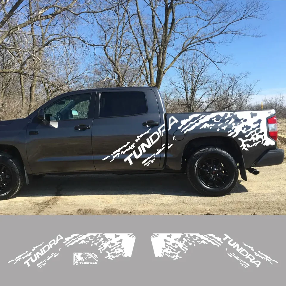 Nálepky na bočné snímače pre Toyota Tundra TRD Limited SR5 Truck Splash Grunge Decals Decals Decals Trunk Vinyl Covers Automatické príslušenstvo