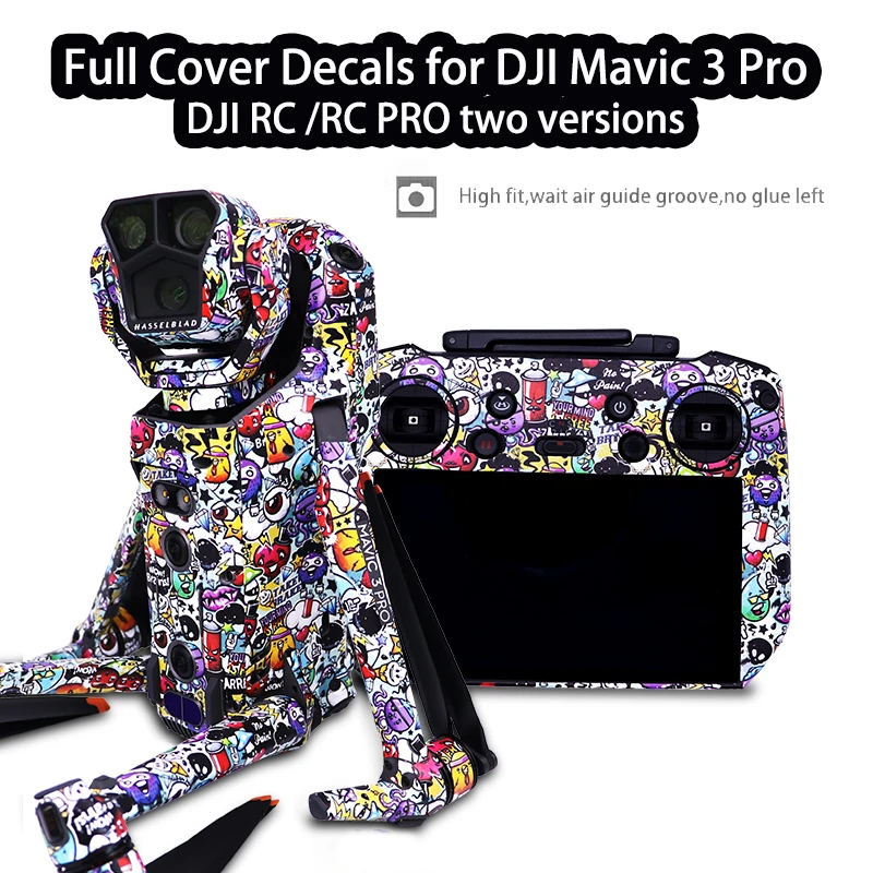 Nálepky na dron pre DJi Mavic 3 Pro Protectect Film pre DJI RC Pro Diaľkové ovládanie farebné nálepky