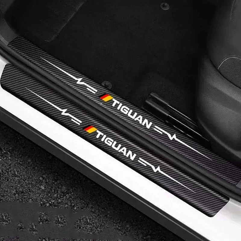 Nálepky na dvere automobilových vozidiel Anti Scratch Film pre odznak Tiguan Auto Auto Dvere Pruh Herres Huger Plaff Plate Doska