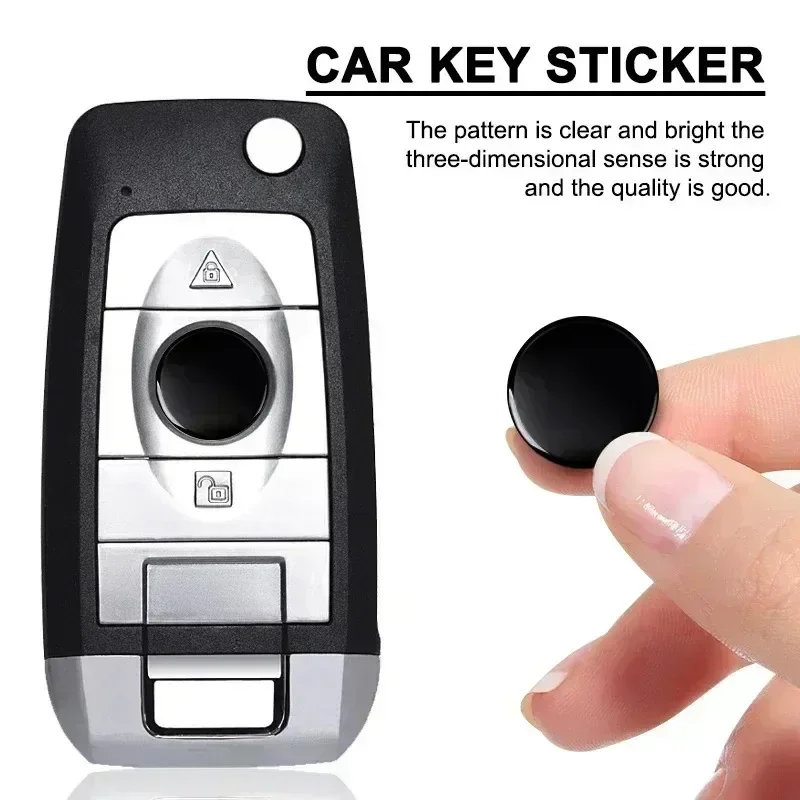 Nálepky na kľúče odznak odznaku automobilu pre BMW M Benz Mazda Toyota Honda Kia Fiat Nissan Volkswagen Audi Ford Hyundai
