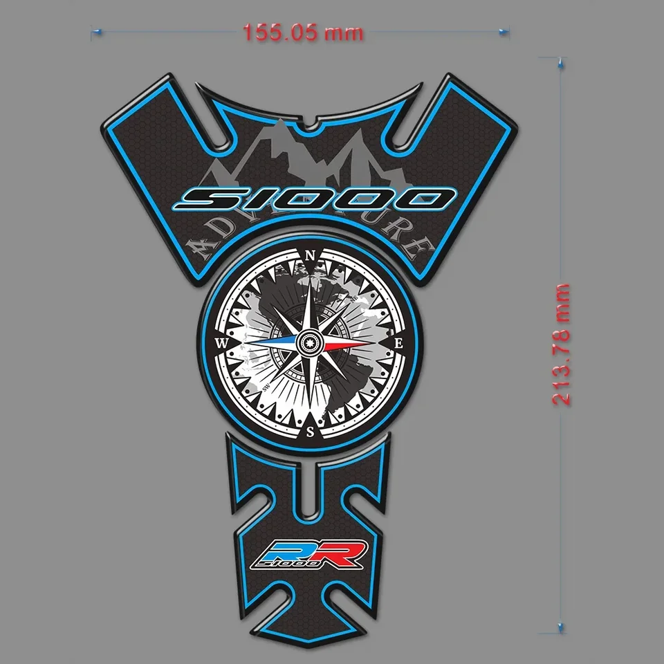Nálepky na motocykle pre BMW S1000RR S1000R S 1000 RR HP4 Tank Pad Chráni nálepka S1000 RR 3D OBCHOD PREHRADU Palivo 2018 2019