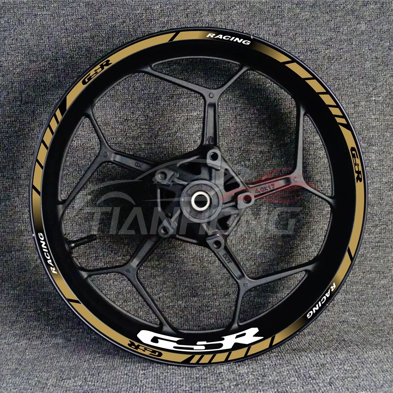 Nálepky na motocykle REFLESTOVANÉ RIM STRIPS PRE GSXR GSX-R 250 750 600 1000 K1 K3 K6 K7 K1 K3 K5 K6 K7 K8 K11 17 
