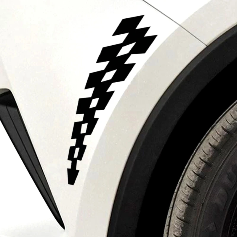 Nálepky na nálepky CHAPLE FLAG F1 RACING JDM Reflexná dekorácia pre spätný pohľad na škrabanec