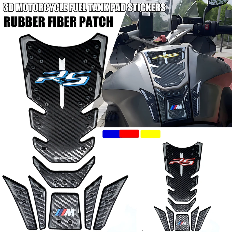 Nálepky na nálepky na motocykle Tank Pad Tank Pad Pad Planý olej Planá súprava Koly Rybie kosti ochranca pre BMW R1250RS R 1250 RS R1250 2018-2019
