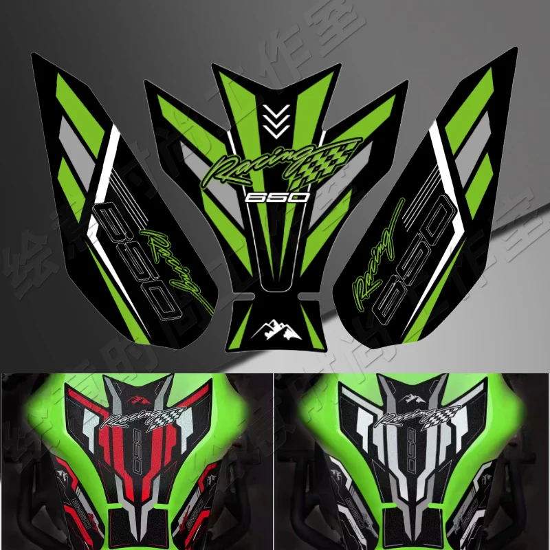 Nálepky na nálepky na motocykle Tank podložky Ochranné príslušenstvo pre príslušenstvo pre Kawasaki Z650 Ninja650 Ninja 650
