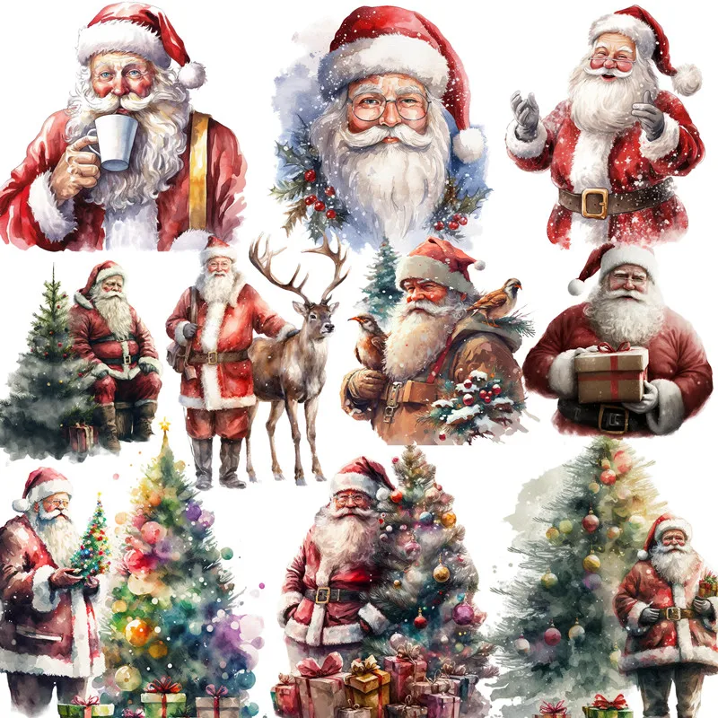 Nálepky na nálepky Santa Claus remeslá a scrapbooking Nálepky pre deti Hračky Kniha Dekoratívne nálepka DIY kancelárske potreby