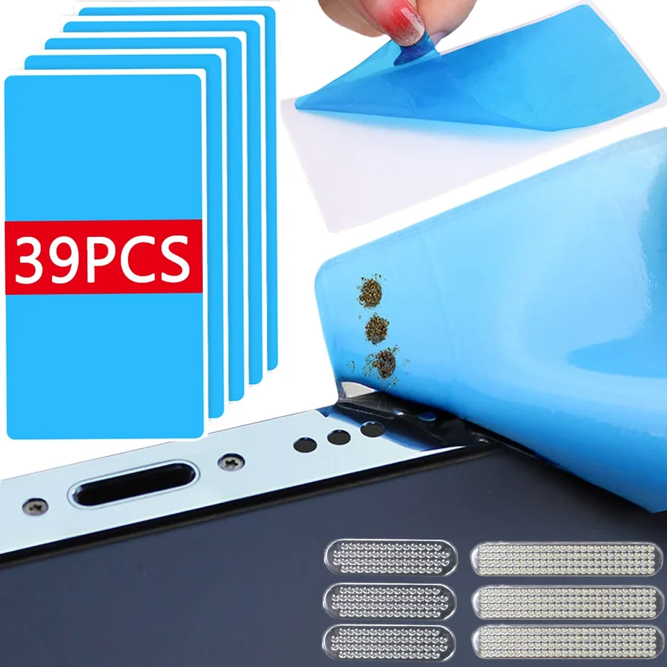 Nálepky na odstraňovanie prachu mobilného telefónu pre Apple iPhone 15 Pro Samsung Xiaomi Prach odolný v oblasti ochrany protiprákového lepidla proti prachu