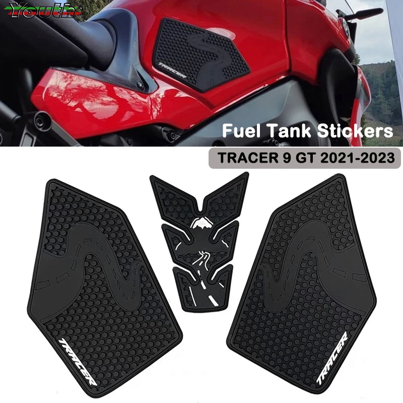 Nálepky na palivové nálepky na motocykli pre indikátor Yamaha Tracer 9 GT Tracer9 Tracer 9GT Tracer 2021- Ochrana nálepky Non slip Tank podložka