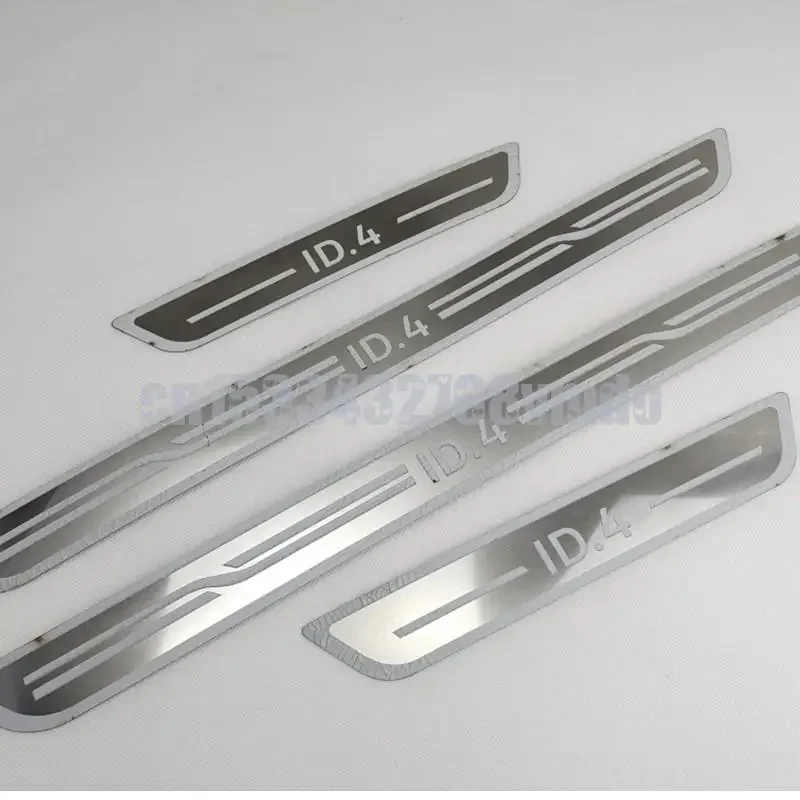 Nálepky na plachtové taniere z nehrdzavejúcej ocele pre 2020-2022 Volkswagen ID.4 Príslušenstvo VW ID4 STYLING