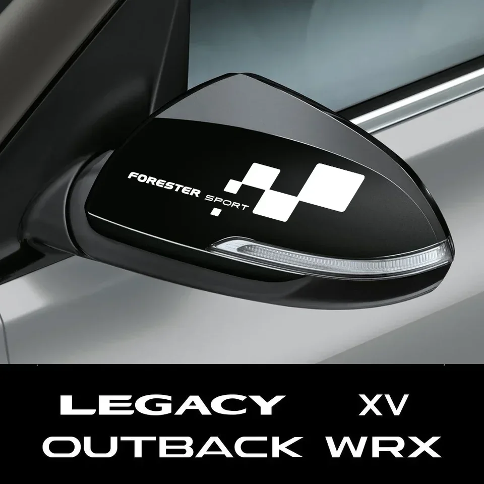 Nálepky na spätné zrkadlo automobilov Vinylové dekorácie Automatické príslušenstvo pre Subaru Forester XV Outback Legacy WRX BRZ výstup