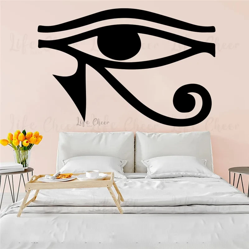 Nálepky na stenu Ra Horus, Domáce dekorácie, egyptský Boh, nálepka na stenu, starodávna kultúra, vinylové nástenné maľby
