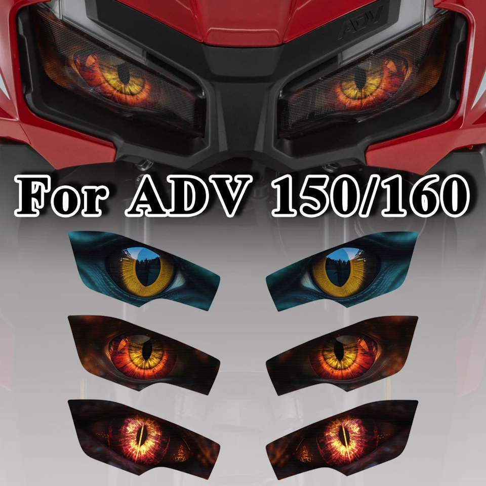 Nálepky na strážcu motocyklového svetlometového strážcu Príslušenstvo Front Quaring Secul Recal pre Honda Adv 150 Adv150 2019-2021 Adv160 2023 2024