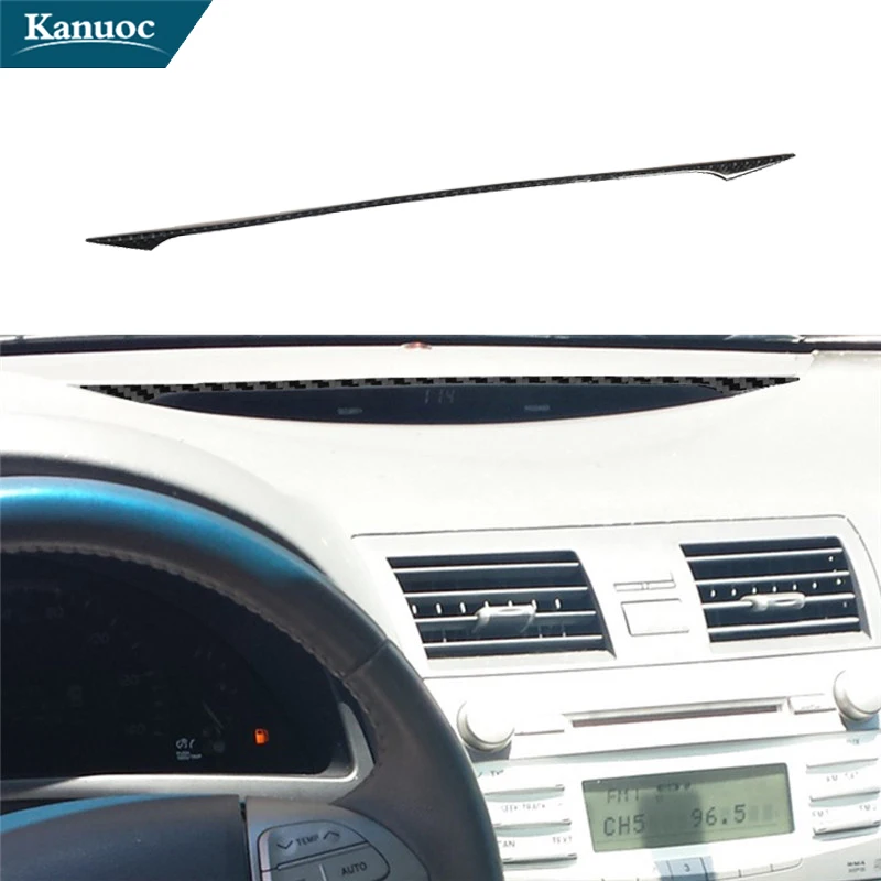 Nálepky na zobrazenie nálepiek na displeji z uhlíkových vlákien pre Toyota Camry 2007 2008 2009 2011 2011