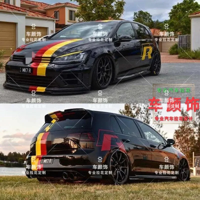 Nálepky pre autá Fashion Sports Decoration Vinyl Decals Filmové doplnky pre Golf 7 GTI Golf8 Polo Golf6