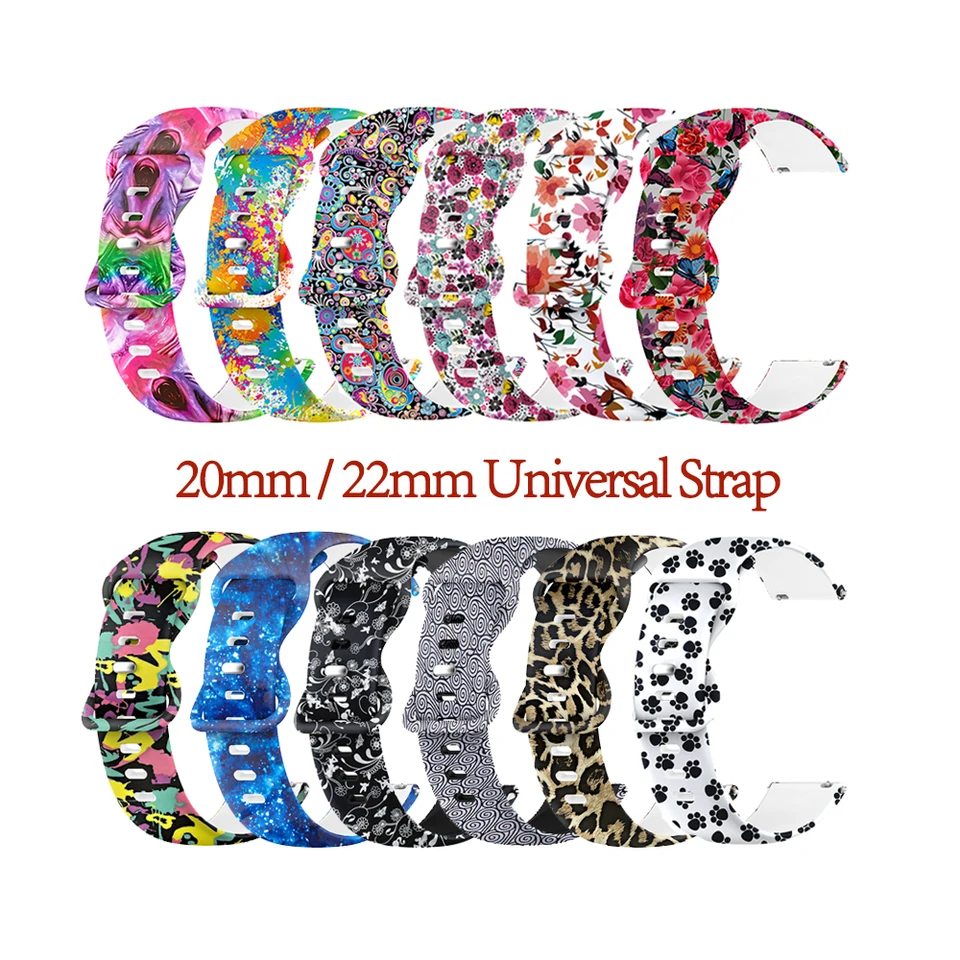 Náramok hodiniek 22 mm 20 mm pre Samsung Galaxy Watch 4/5 Strap/Garmin Forerunner 245/265/VivoActive 4/Garmin Venu 2/AmazFit GTR/GTS