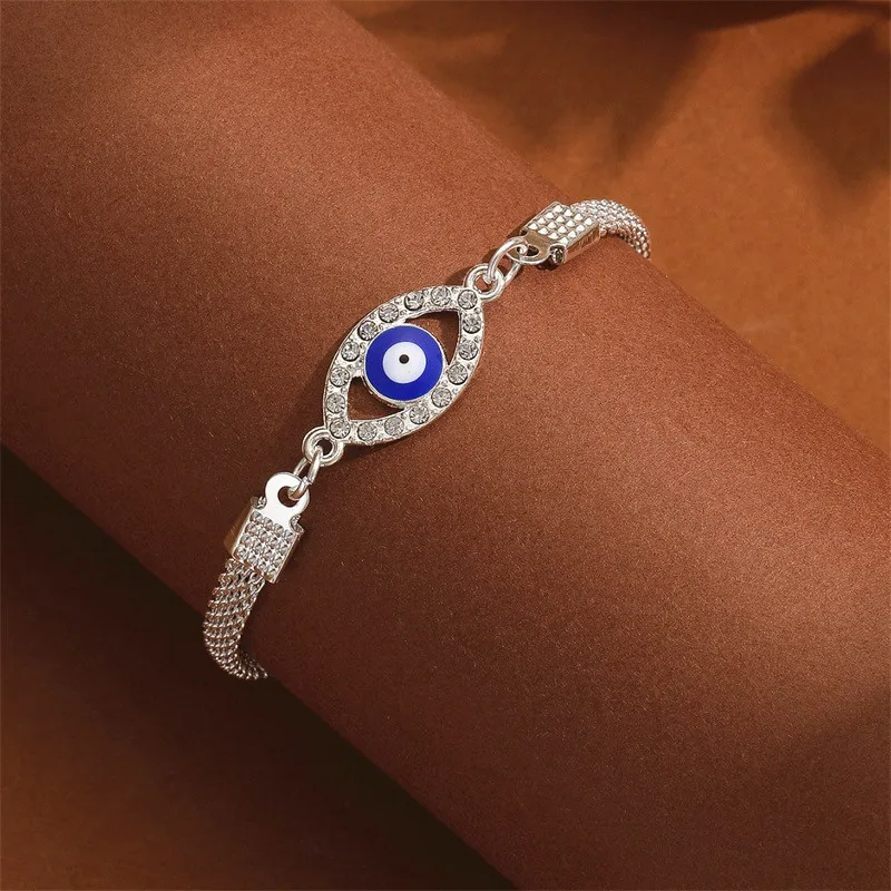 Náramok s kamienkami Evil Eye FATIMA Ručné šťastné náramkové šperky