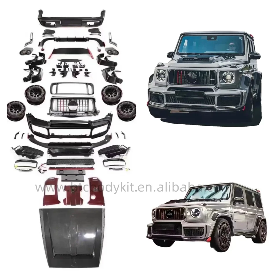 Nárazník automobilu pre Mercedess-Benzs G-Class W463 W464 G63 Inovácia na súpravu Body Rocket 900 Medzi kapucňu Grill Hub